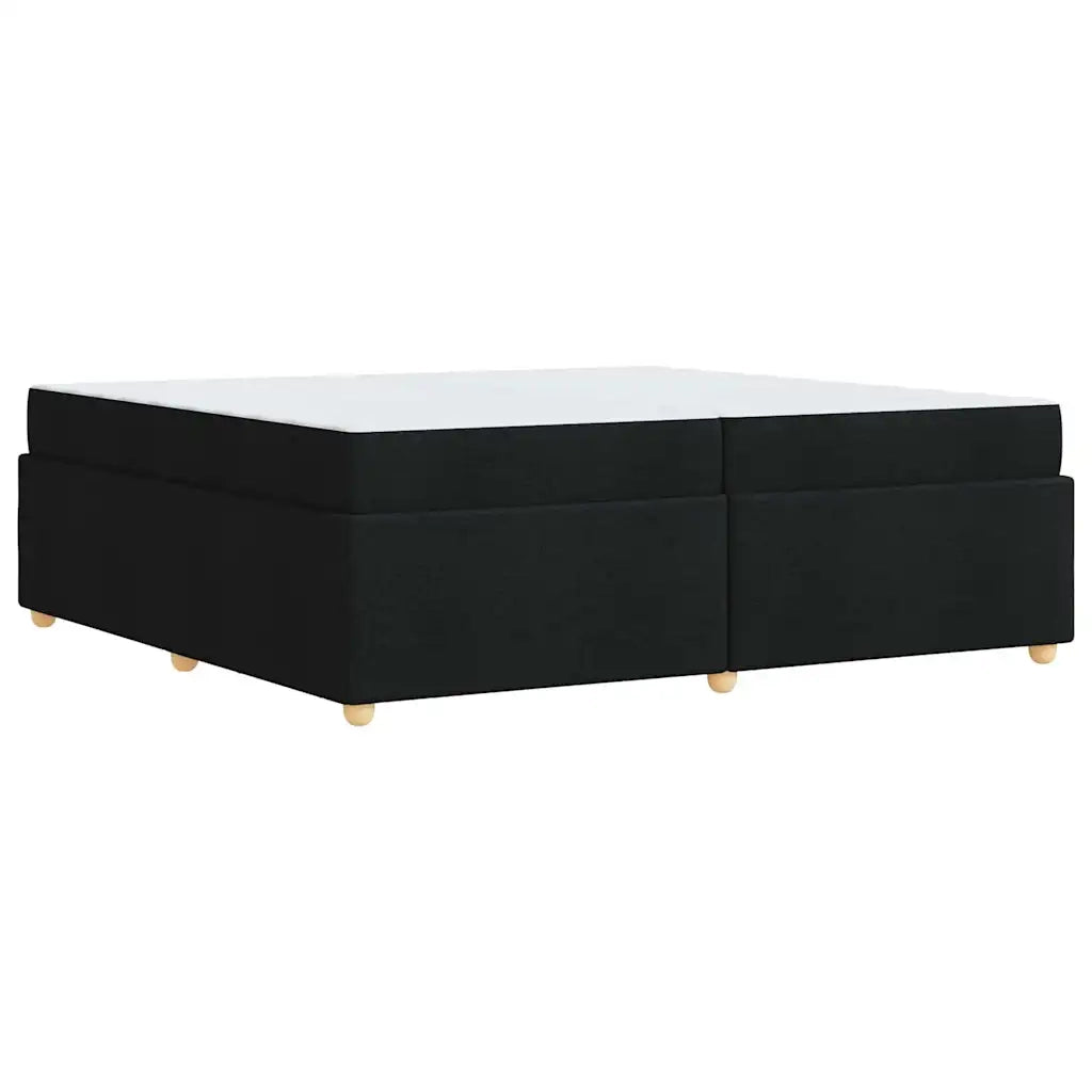 Struttura del letto con materasso Nero 200 x 200 cm Tessuto 3399379