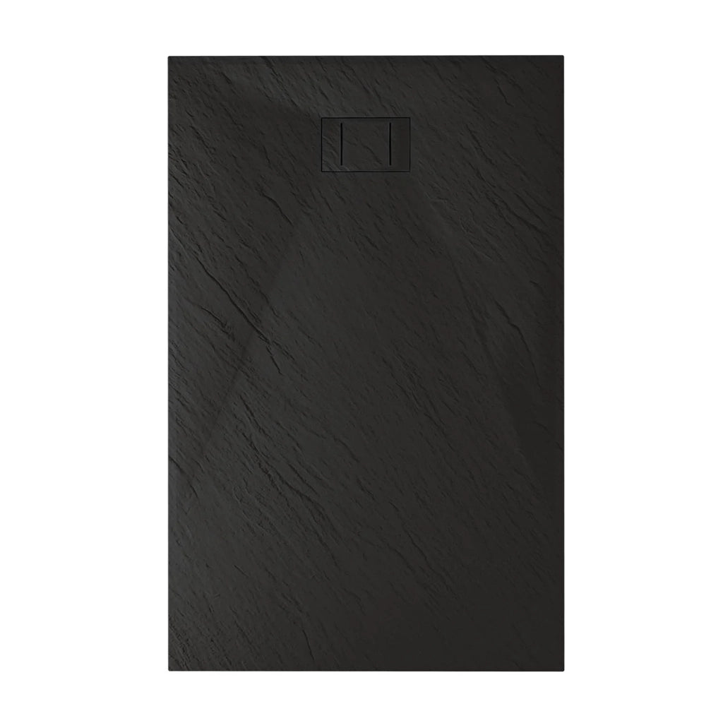 Piatto Doccia 70x90x2 6 CM Rettangolare Antracite Effetto Pietra mod. Blend