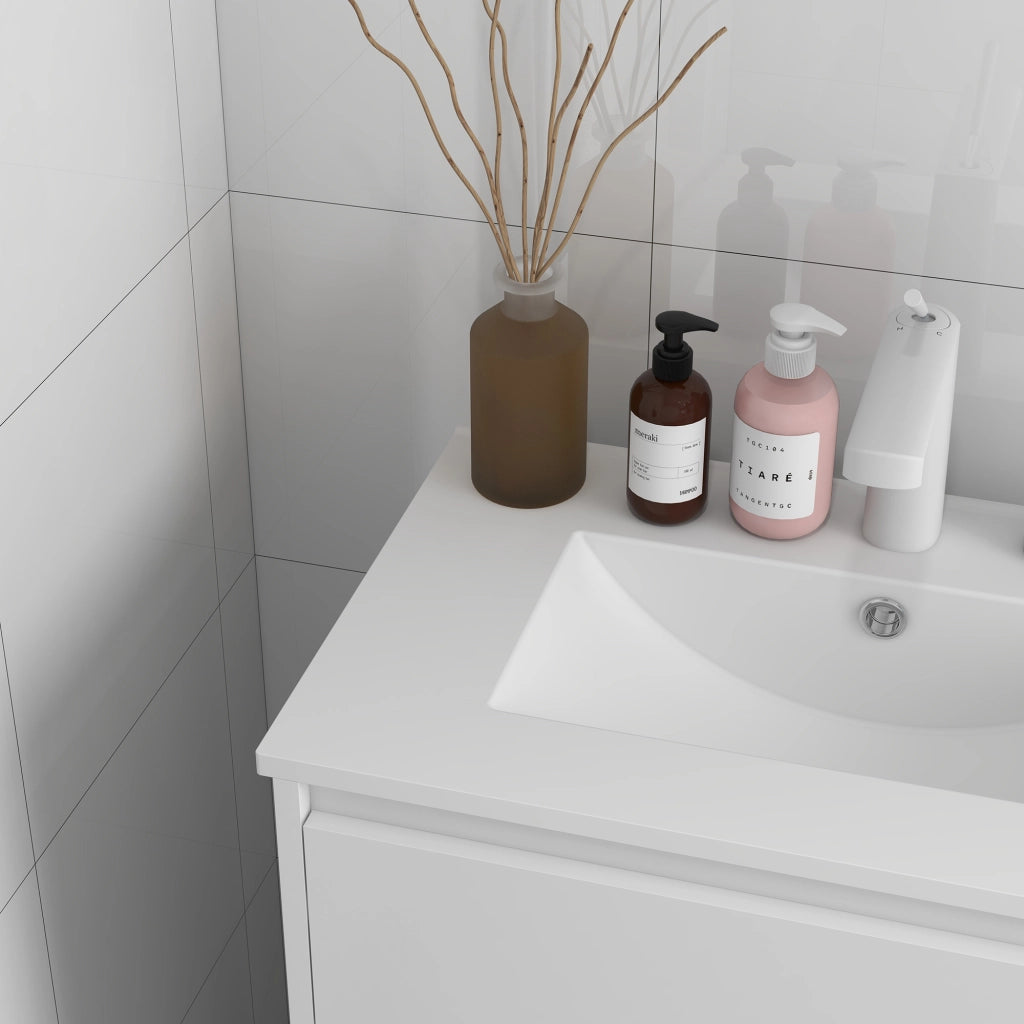 Mobile Bagno con Lavabo ¨C zephmum ¨C 61x37x88 Bianco