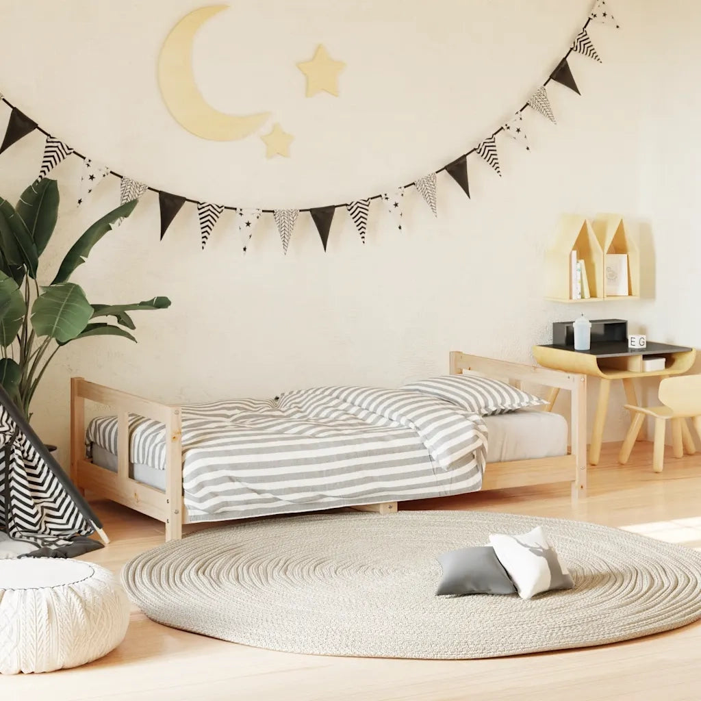 Giroletto per Bambini | Letto Infantile | Lettino 80x160 cm in Legno Massello di Pino