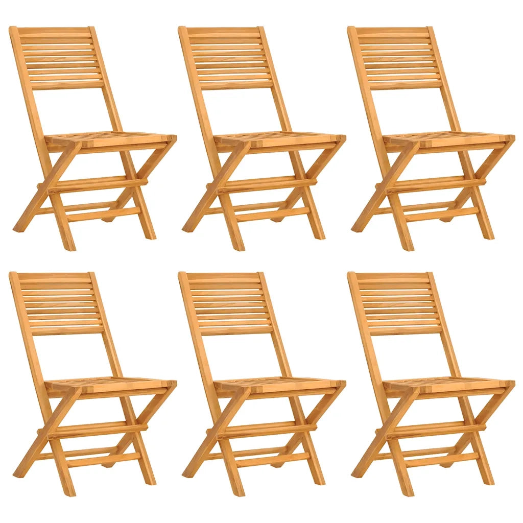 Set da Pranzo da Giardino 7 pz in Legno Massello di Teak 3155012