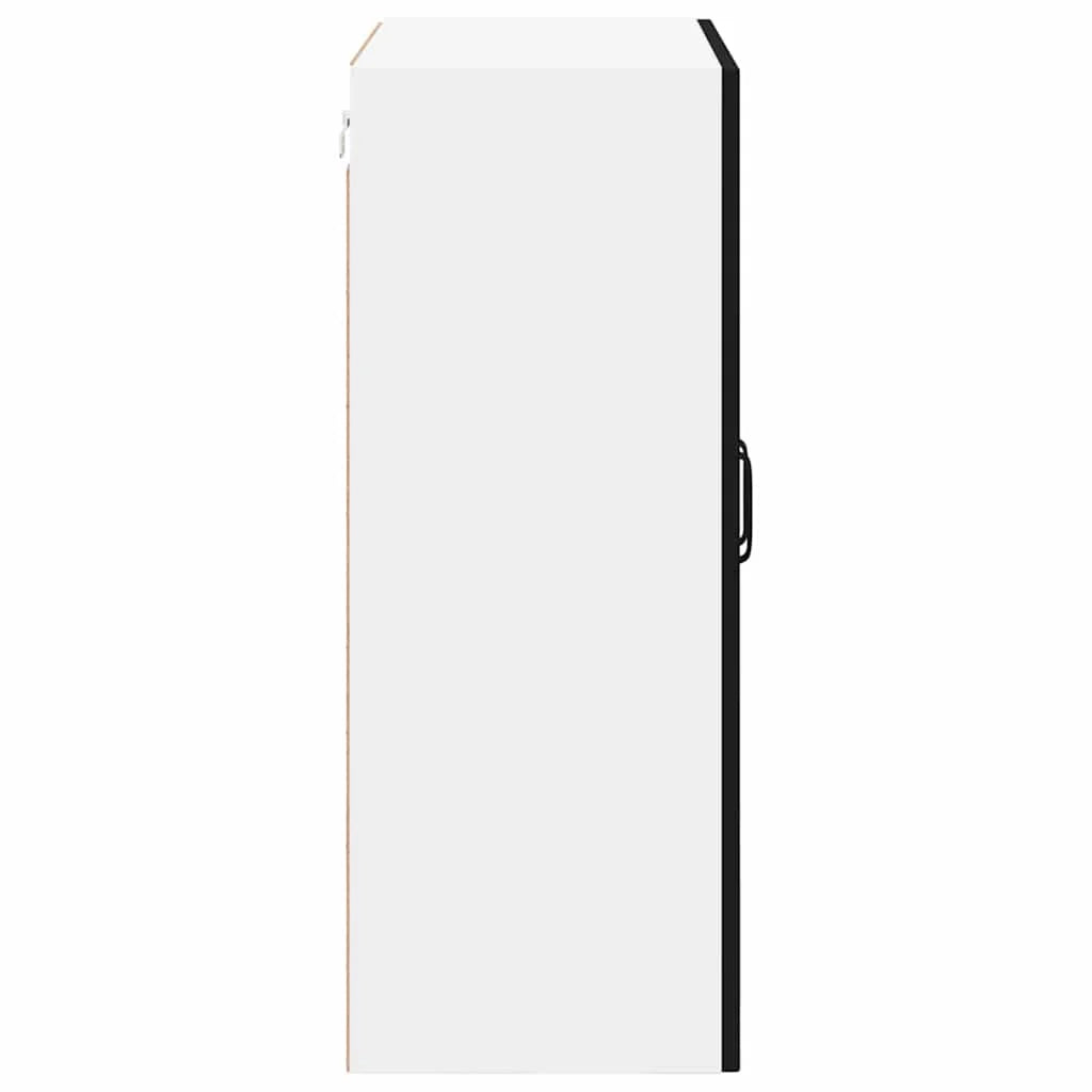Mobile da cucina rettangolare pratico contenitore 60 x 31 x 80 cm legno ingegnerizzato nero 02_0054103