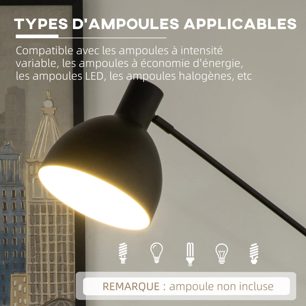 Lampada da terra regolabile ¨C Minimal ¨C nero