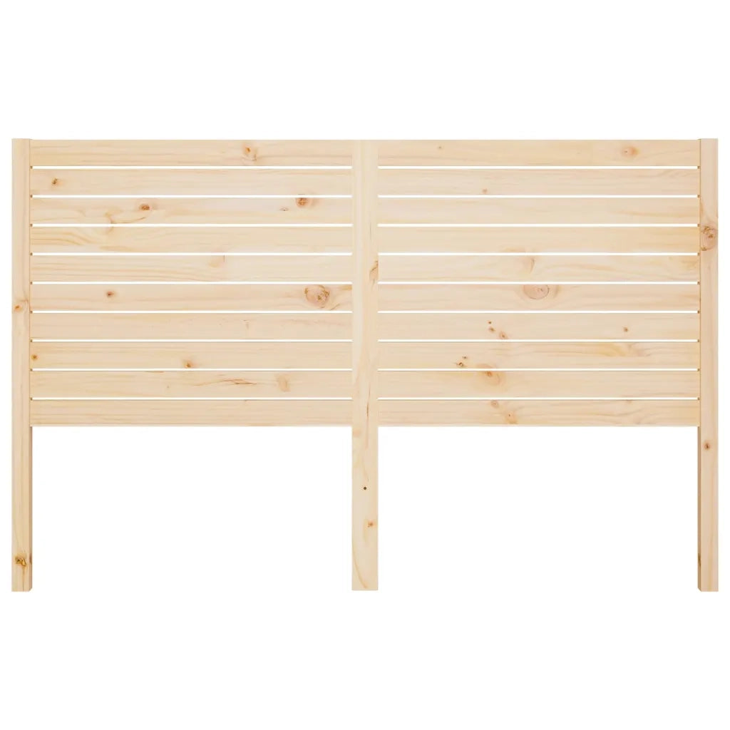 Testiera per Letto 186x4x100 cm in Legno Massello di Pino 819035