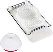 Impastatrice e uovo sbattere - classici per la cucina - 2 pezzi - bianco/rosso/argento