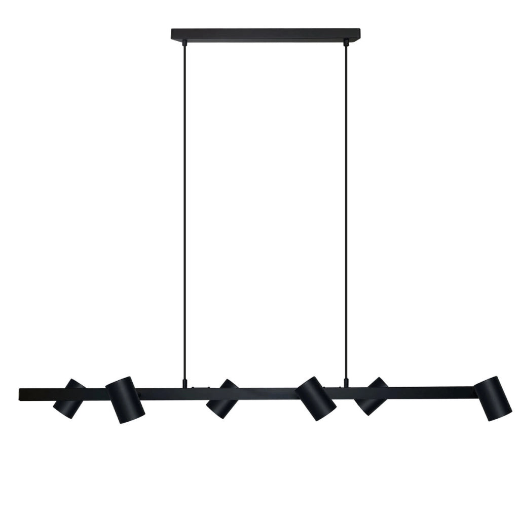 Lampada a sospensione Snow 6xGU10 nera Light Prestige