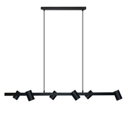 Lampada a sospensione Snow 6xGU10 nera Light Prestige