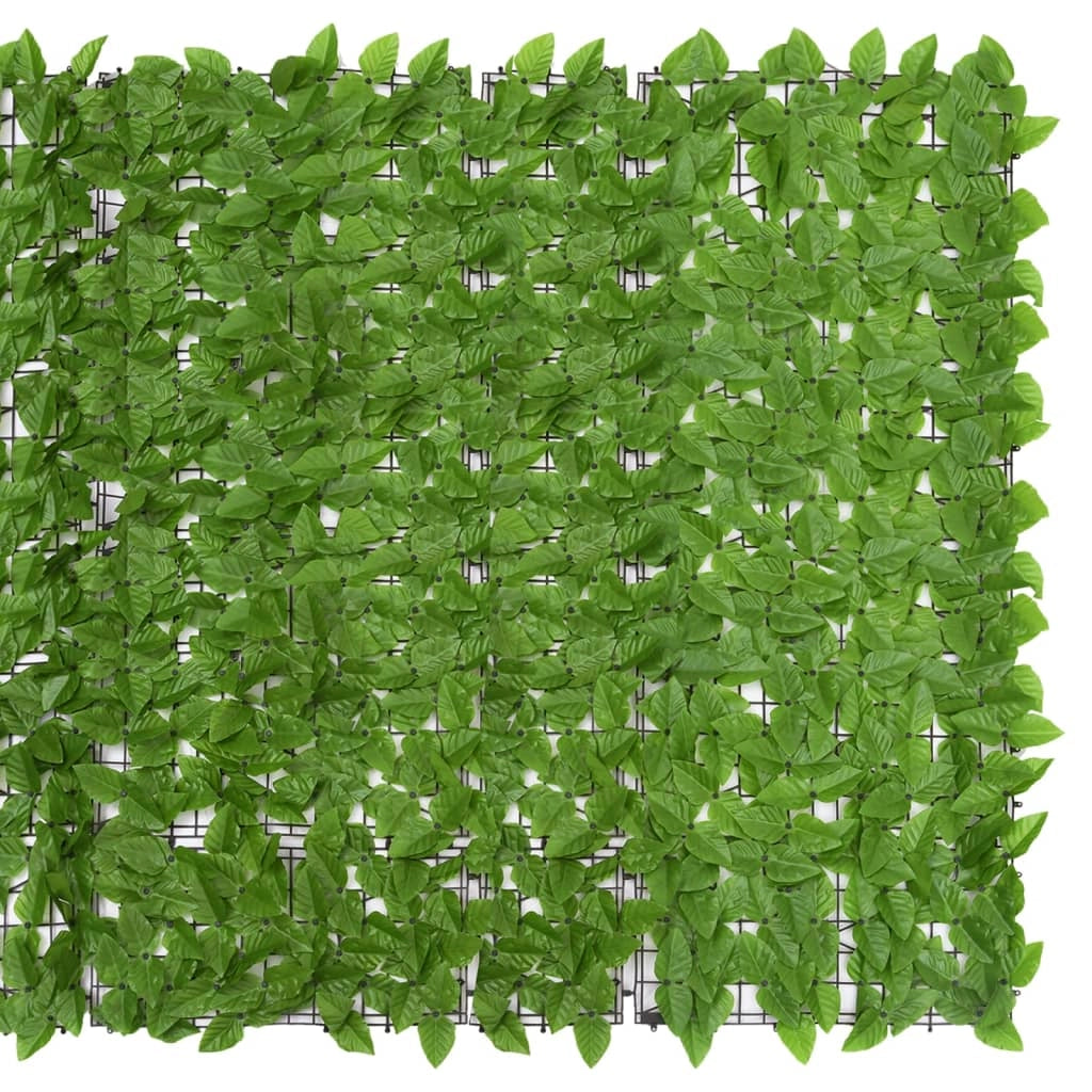 Schermo per balcone schermo per la privacy con foglie verdi 500 x 150 cm 02_0010001