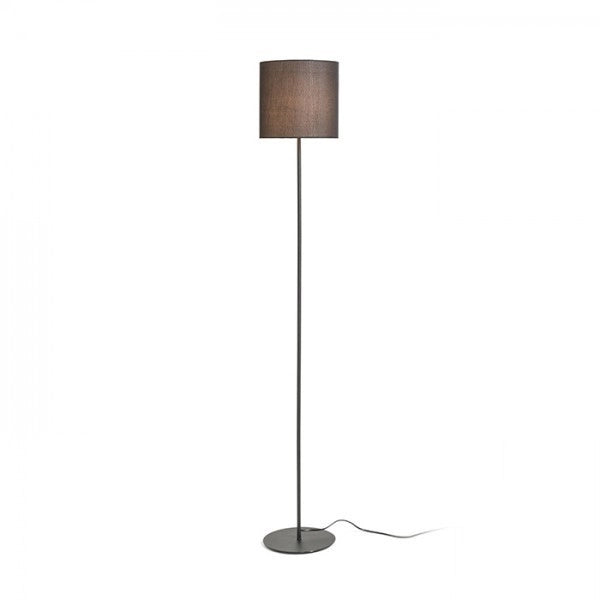 Lampada ETESIAN da terra nero  230V E27 28W