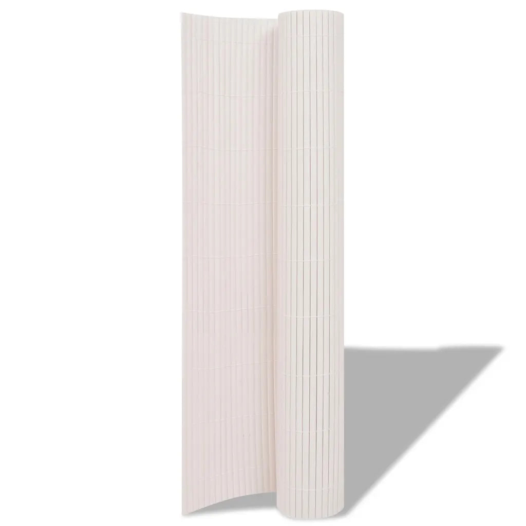 Recinzione per Giardino Bianco 150 x 500 cm PVC 43637