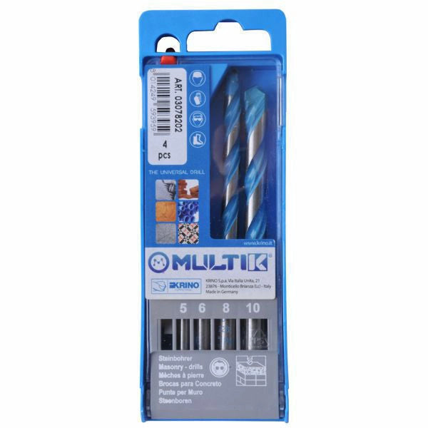 Krino 10 03078 Punte Multik Sr 4 Pezzi 5mm