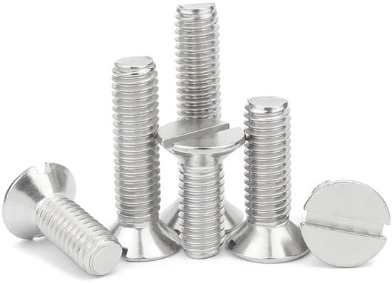 Viti a testa incastrabili in acciaio inossidabile - 30 pz - M4x12mm - Elementi di fissaggio - Adatti per macchine - Viti a testa incastrabili per macchine