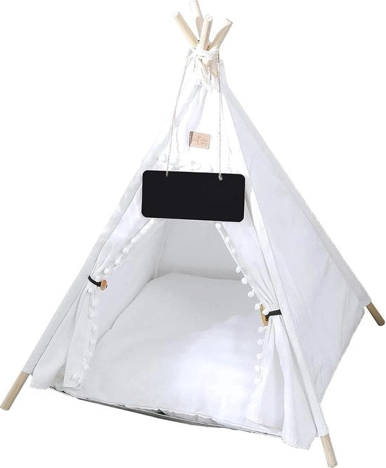 Letto per cani e gatti con cuscino - Tenda di lusso per cani - Mandria per cani e gatti