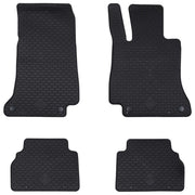 Tappetino per Auto 4 pcs Nero Gomma 42029132