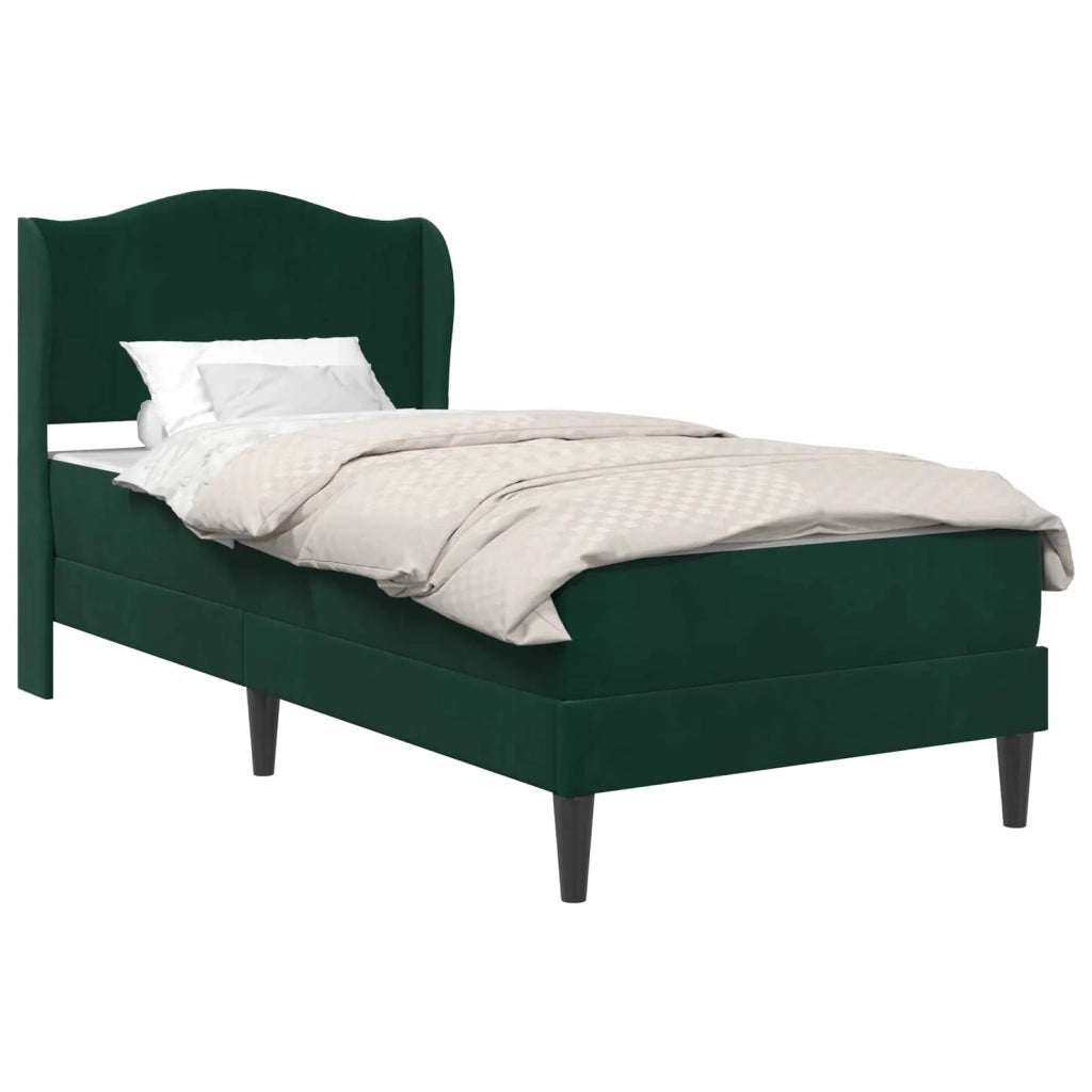 Struttura del letto Verde Scuro 80 x 200 cm Velluto 3415168