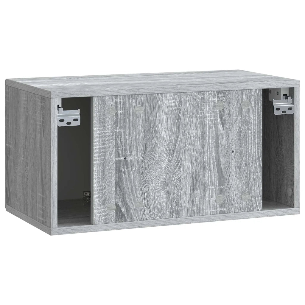 Mobile TV da Muro | Armadietto TV | Mobile Porta TV Grigio Sonoma 59,5 x 31 x 30 cm