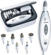 Kit manicure-pedicure - Strumenti per unghie elettrici - Accessori di posizionamento - Luce LED - Unghie curate