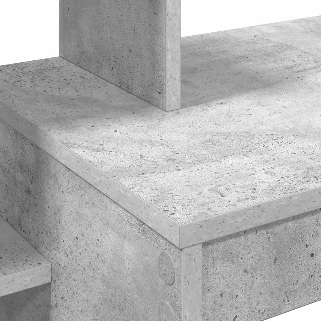 Scrivania Grigio cemento 100 x 40 x 90 cm Legno multistrato 869317