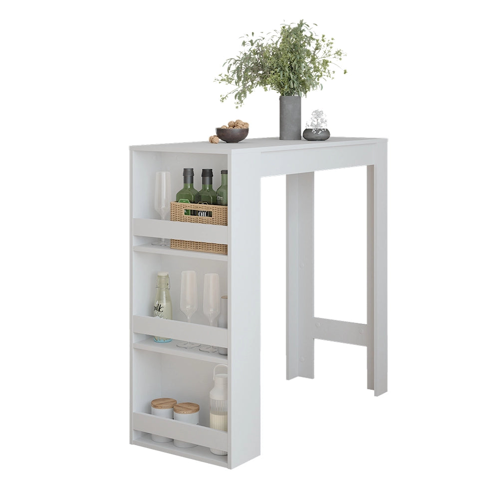 Vicco Tavolo da bar Bianco 45 x 110 cm