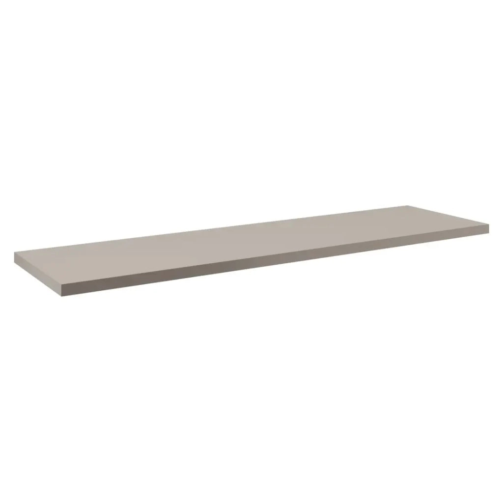 Piano lavabo 140 cm VANO – Finitura marrone congo – L140 × P40 × H2 cm – Da appoggio
