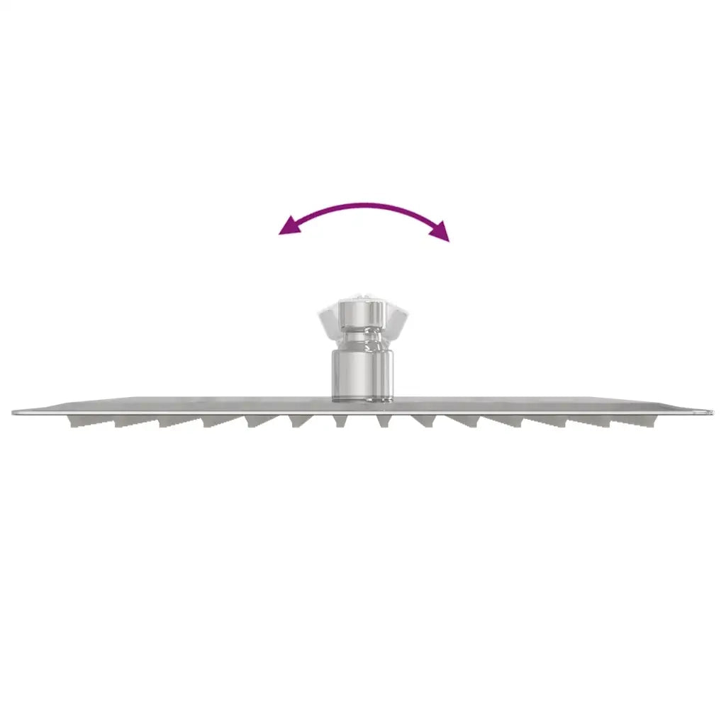 Testa Doccia a Pioggia in Acciaio Inox 304 25x25 cm Quadrata 4103913