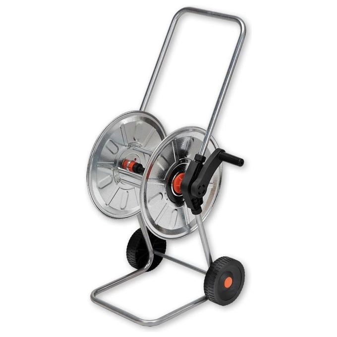AGRATI AG210 Carrello Avvolgitubo Struttura in Acciaio Zincata Tamburo 50 m