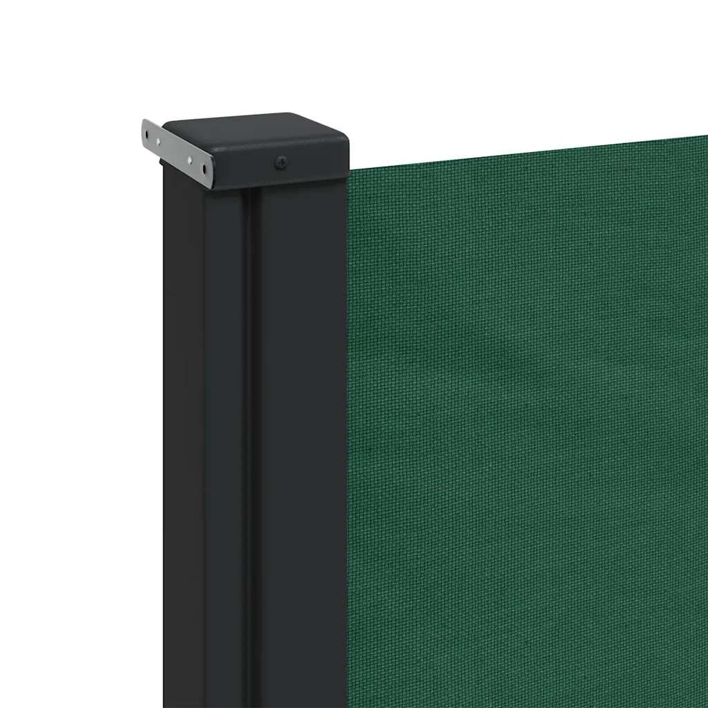 Tenda da Sole Laterale Retrattile-Tenda parasole per giardino Verde Scuro 140x300 cm