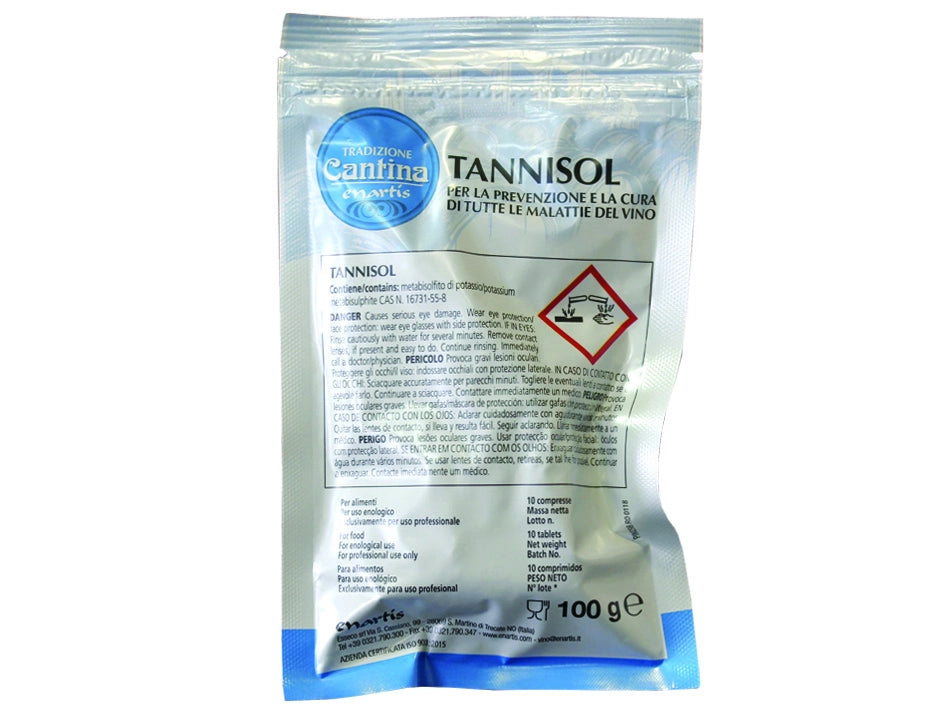 TANNISOL- - conf. 100 bustine da gr.10 - 1 confezione ESSECO