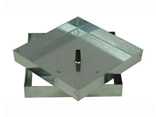 SIGILLO PORTAPAVIMENTO LEGGERO TELAIO CM.5H.- - ø cm.23x23 luce cm.19x19 - 1 pezzi