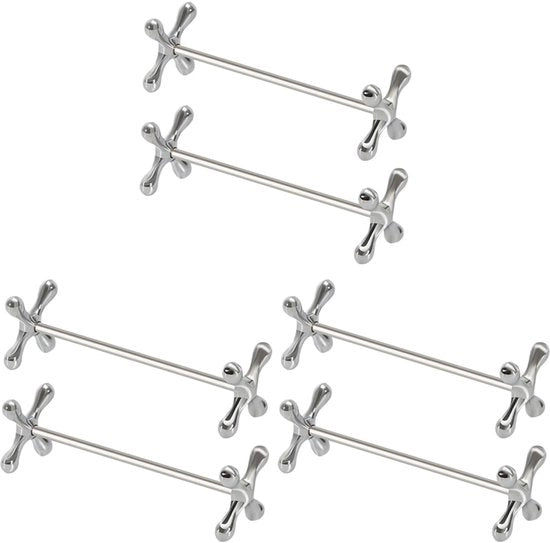 Organizzatore per utensili in argento - Supporto per forchette e coltelli - Supporto per cucchiai - Compacto - 2 pezzi