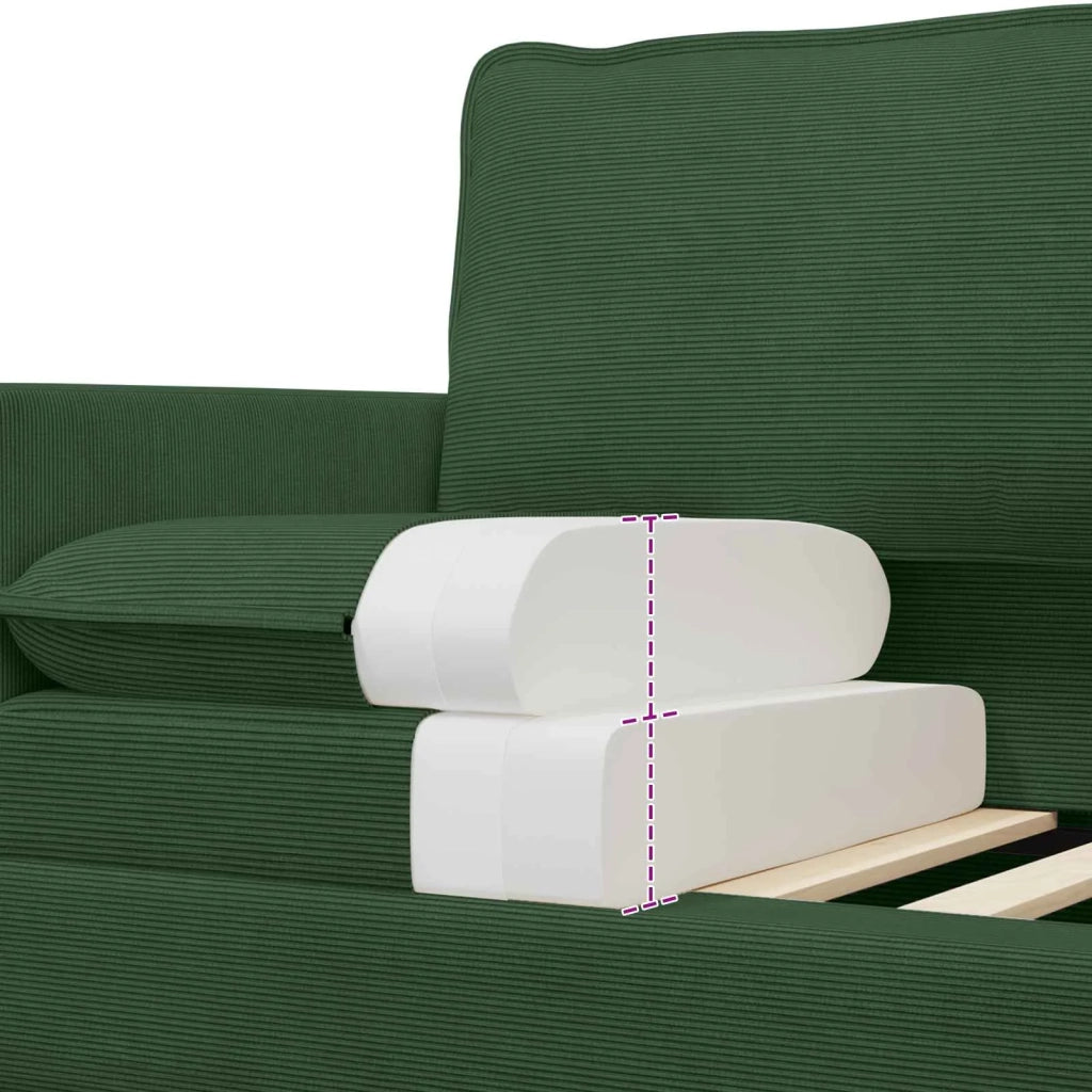 Divano Verde Giungla 76 x 81 x 87,5 cm Tessuto 42028775