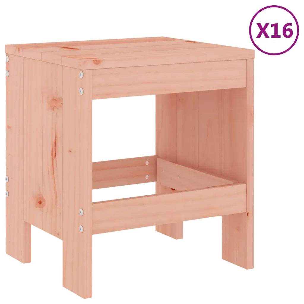 Set da Pranzo per Giardino 17 pz in Legno Massello di Douglas 3157732