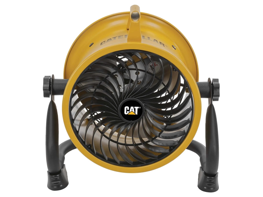 Caterpillar HVD-9AC Ventilatore a Pavimento Alta Velocità Ø23 cm, 60W, 4 Velocità, 27 m³/min, Pale in Alluminio, Orientabile, Montaggio a Parete, Compatto e Potente