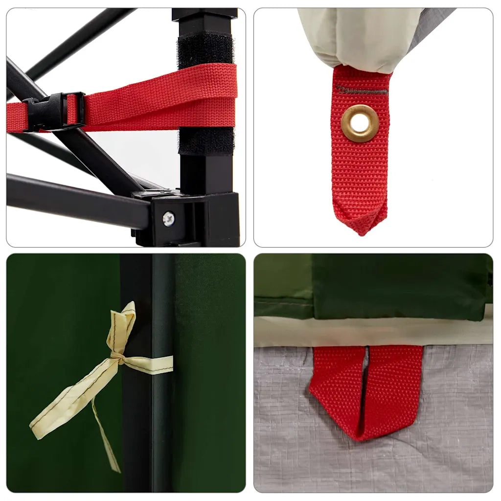Tenda interna con tetto-Tenda da campeggio Verde 291 x 291 x 240 cm taffet¨¤
