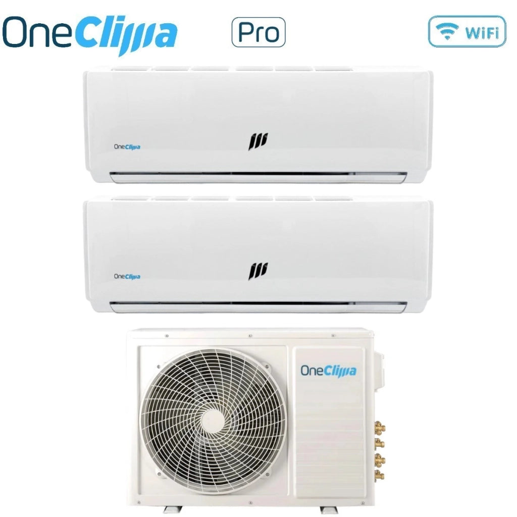 Condizionatore Dual Split OneClima Pro 9+9 con MLT18x2/Y24 R-32 Wi-Fi Optional