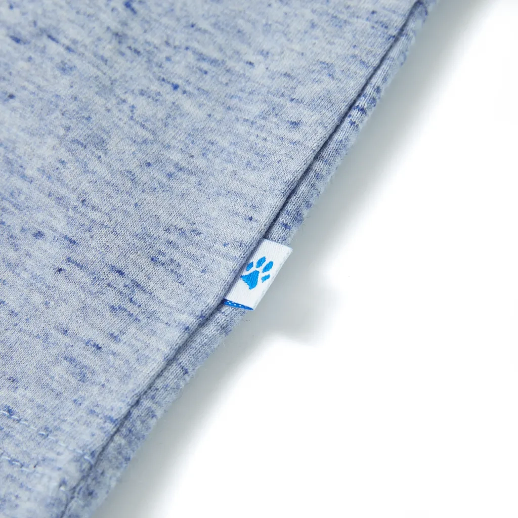 Canotta da Bambino Blu Mélange 128 12497