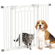Cancello di Sicurezza per Cani ¨C Minimal ¨C Bianco 74-100 cm