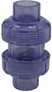 Valvola di controllo - Valvola a flusso inverso - Diametro interno 25mm - PVC - Adatto per acquari e piscine - Prevenzione di cattivi odori