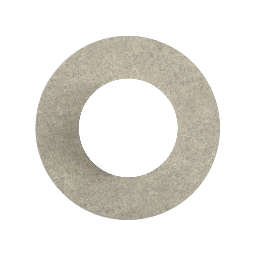 Applique da parete CALMA beige feltro rotonda 1xG9 Emibig