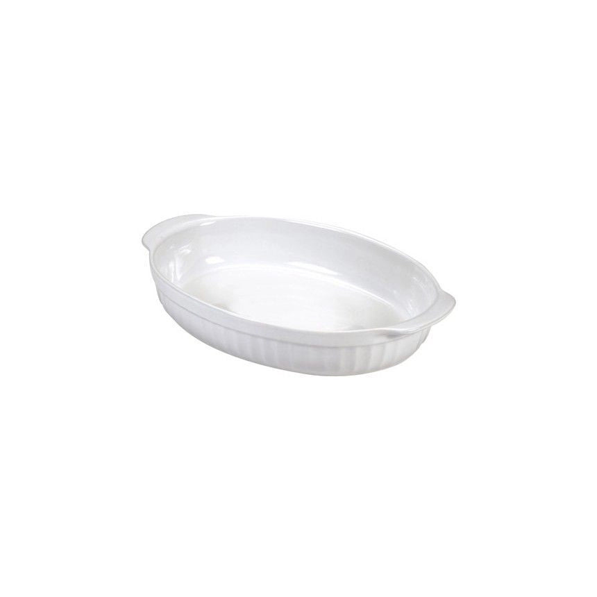 Guardini C00TC4 Ceramica Pirofila Ovale 22x14x5 cm da Forno e Microonde -18°C +250°C colore Bianco