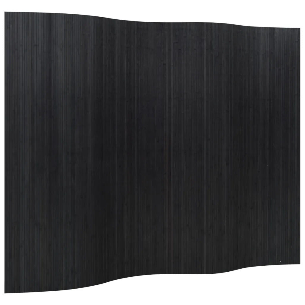 Divisorio Ambienti Nero Larghezza 250 cm Altezza 165 cm in Bambù 376990