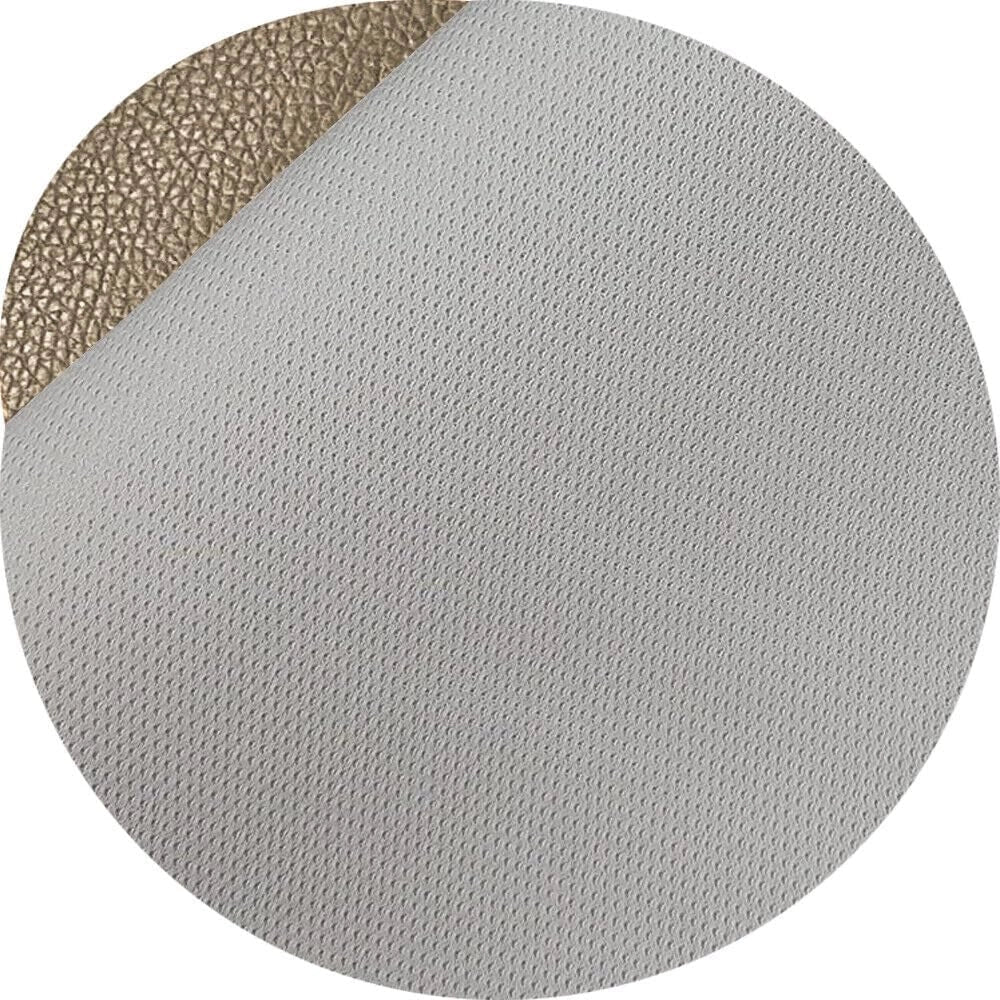 Ecopelle Lucida Similpelle 140x280 cm Rivestimento Pelle Sintetica Arredamento Grigio