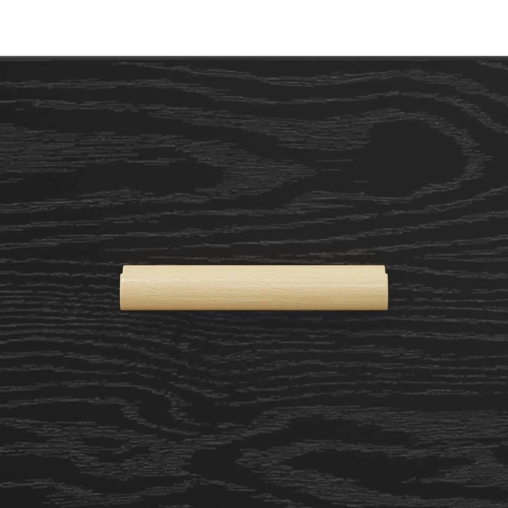 Credenza Rovere nero 34 x 34,5 x 90 cm Legno multistrato 880945