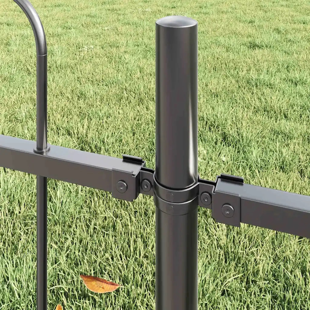 Recinzione per Giardino 5 pcs Grigio 8,5 x 0,6 m 3334093
