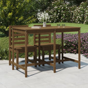 Tavolo da Giardino Ambra 159,5x82,5x110cm Legno Massello Pino