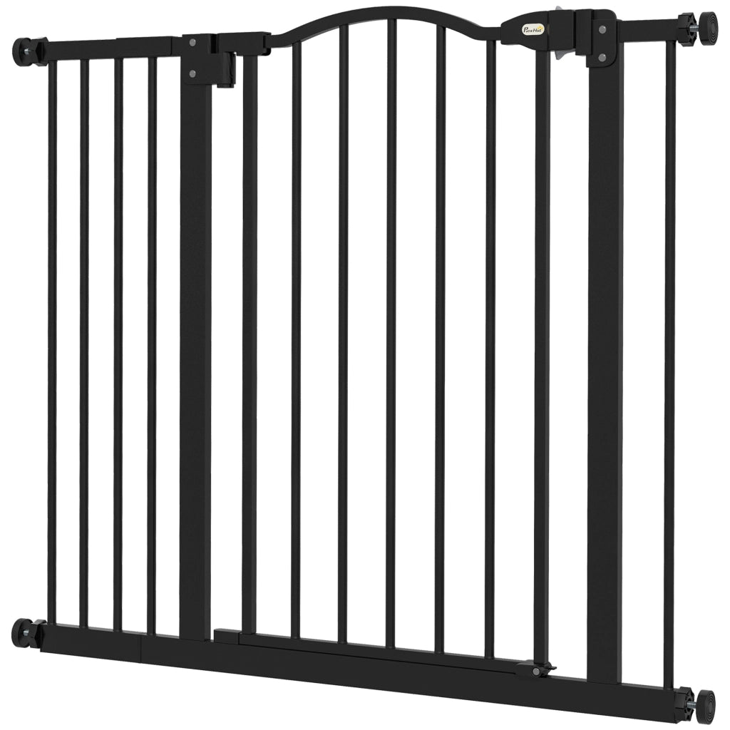 Barriera di Sicurezza per Cani 74-94 cm ¨C zephmum ¨C Nero