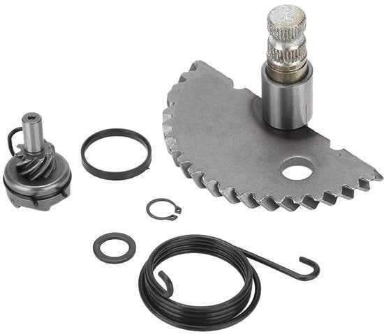 Attuatore di cambio per veicoli con manubrio a L due mani in alluminio resistente alla ruggine, peso 0,33 kg