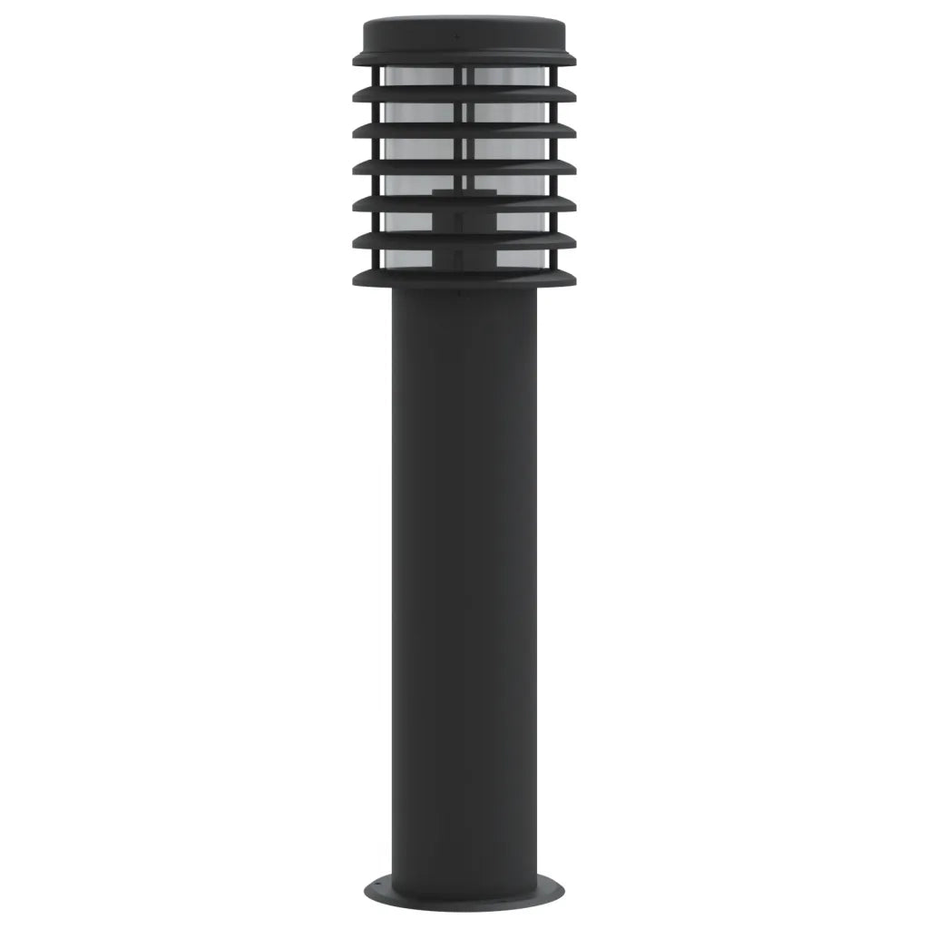 Lampada da Terra per Esterni Nera 60 cm in Acciaio Inox 4006361