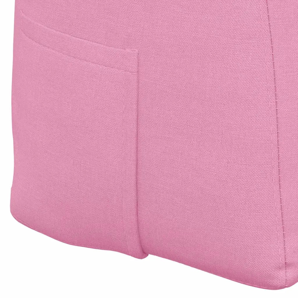 Cuscino per Schiena Rosa 100 x 24 x 50 cm Tessuto 42014456