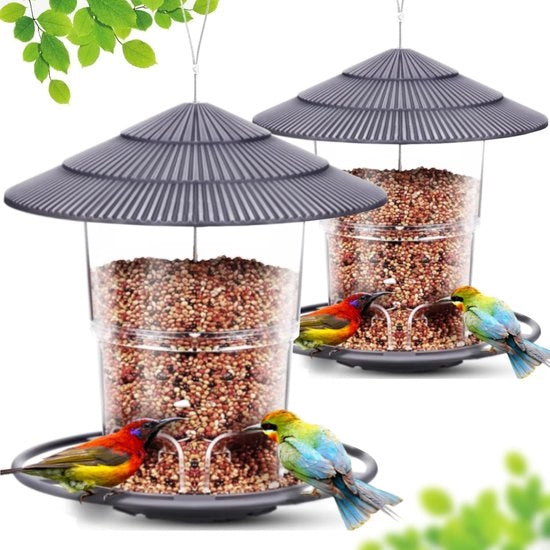 Set di 2 Nidi per Uccelli, Nido per Uccelli, Nido Opportuno per Uccelli, Resistente alle Intemperie, Decorazione per Giardino, Adatto per Balcone, Giardino